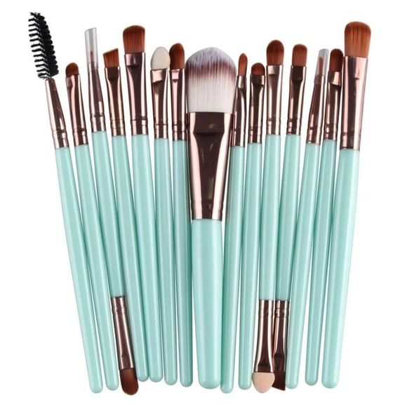 MAANGE Pro 15Pcs Makeup Brushes Set Eye Shadow Fou - Picture 1 of 2